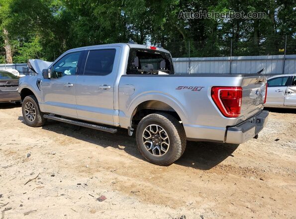1FTEW1EPXPKE25191 2023 FORD F150 Silver Rear left