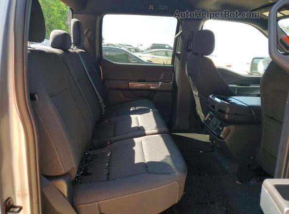 1FTEW1EPXPKE25191 2023 FORD F150 Silver Rear seats view