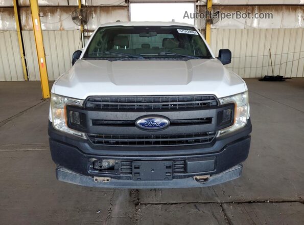 1FTEW1P46KKC25243 2019 FORD F150 White წინა ხედი