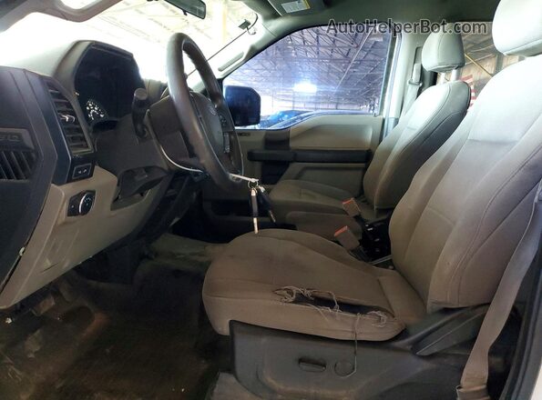 1FTEW1P46KKC25243 2019 FORD F150 White წინა სალონის ხედი