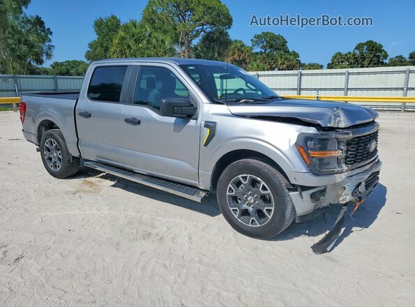 1FTEW2K53RKE16697 2024 FORD F150 Silver Front right