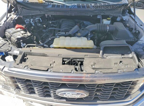 1FTEW2K53RKE16697 2024 FORD F150 Silver Rear interior view