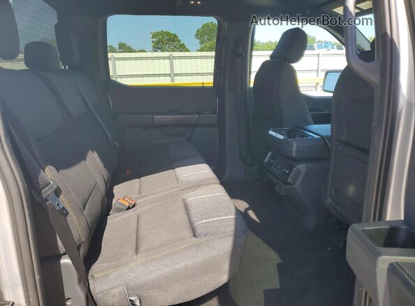 1FTEW2K53RKE16697 2024 FORD F150 Silver Rear seats view