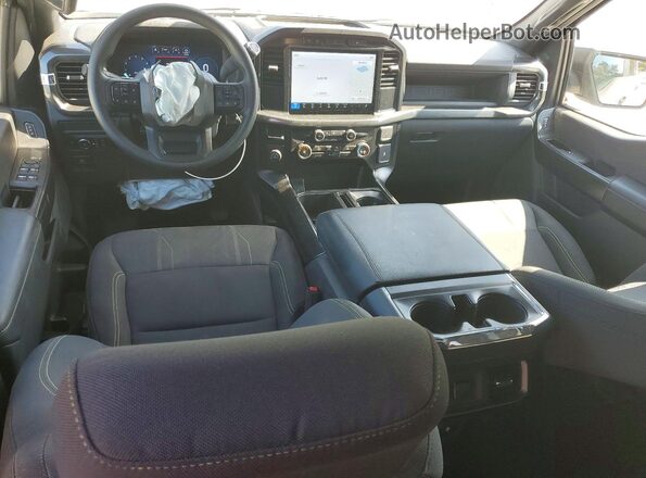 1FTEW2K53RKE16697 2024 FORD F150 Silver Dashboard view