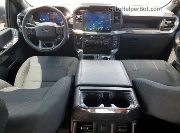 1FTEW2K54RFA57501 2024 FORD F150 White Вид панелі приладів