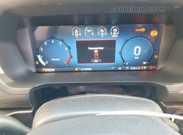 1FTEW2K58SKE28849 2025 FORD F150 Black Widok zestawu wskaźników
