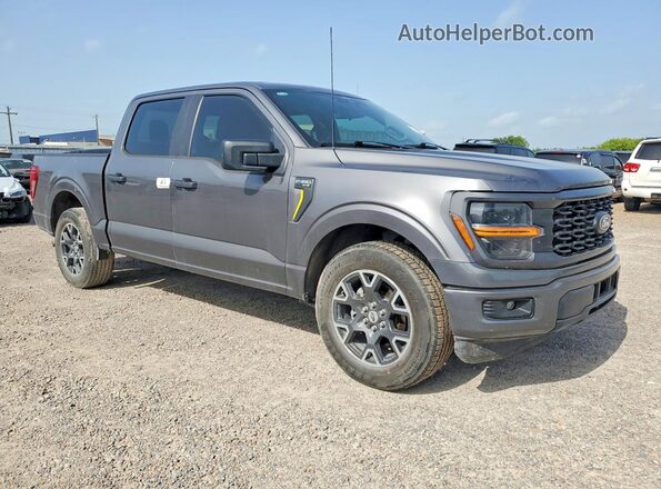 1FTEW2KP0RKD54130 2024 FORD F150 Gray Delantero derecho