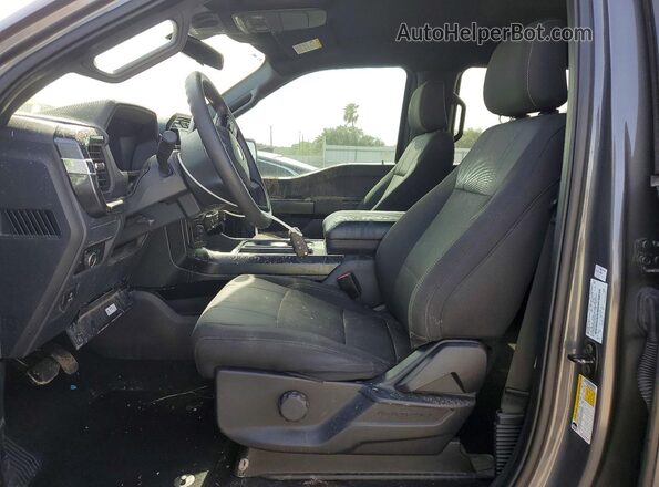 1FTEW2KP0RKD54130 2024 FORD F150 Gray Vista interior delantera