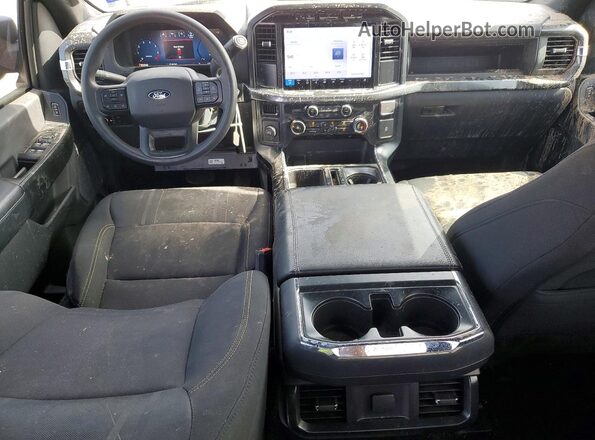 1FTEW2KP0RKD54130 2024 FORD F150 Gray Vista del salpicadero