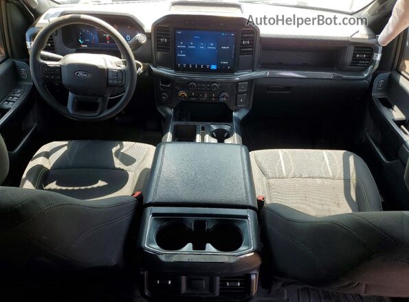 1FTEW2KP0RKD60607 2024 FORD F150 White Dashboard view