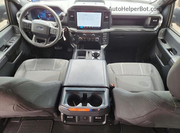 1FTEW2KP1SKE23512 2025 FORD F150 Silver Вид панелі приладів