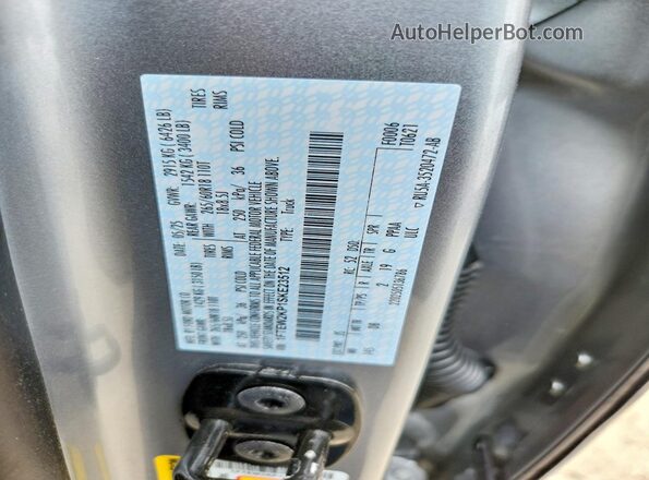1FTEW2KP1SKE23512 2025 FORD F150 Silver Вид наклейки з VIN-кодом