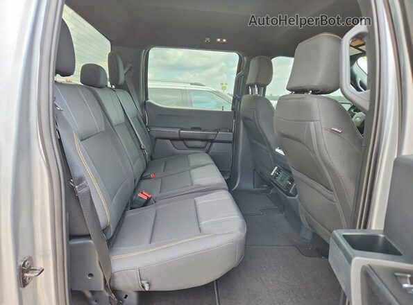 1FTEW2KP1SKE23512 2025 FORD F150 Silver Вид задніх сидінь