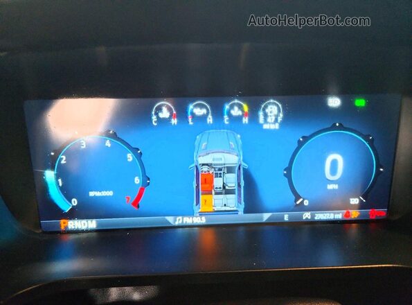 1FTEW2KP2RKE97936 2024 FORD F150 Gray Vista del cuadro de instrumentos