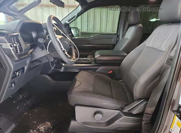 1FTEW2KP2RKE97936 2024 FORD F150 Gray Vista interior delantera