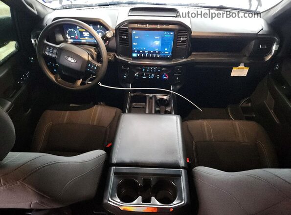 1FTEW2KP2RKE97936 2024 FORD F150 Gray Vista del salpicadero