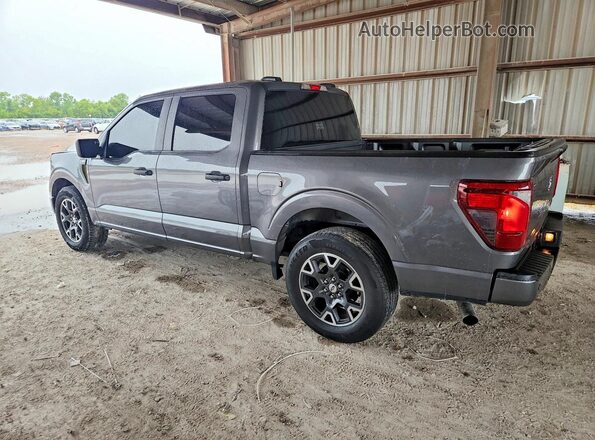 1FTEW2KP2RKE97936 2024 FORD F150 Gray Trasero izquierdo