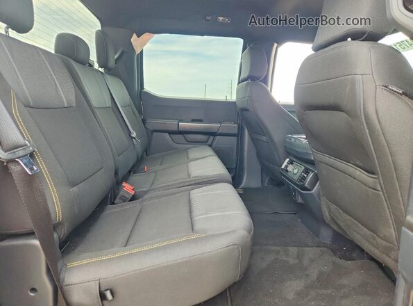 1FTEW2KP5RKE38346 2024 FORD F150 Gray Vista de los asientos traseros