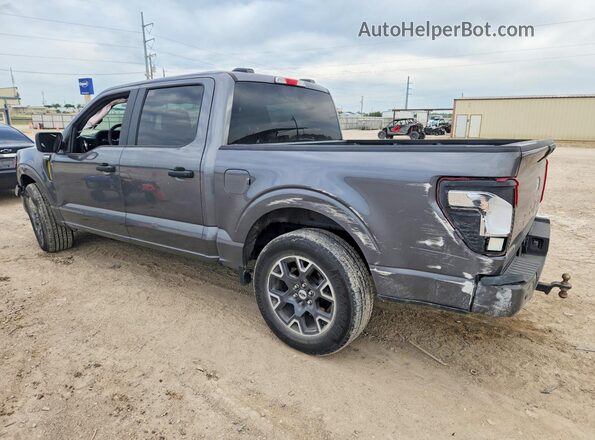 1FTEW2KP5RKE38346 2024 FORD F150 Gray Trasero izquierdo