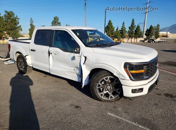 1FTEW2KP6RFA25618 2024 FORD F150 White Передня права чверть