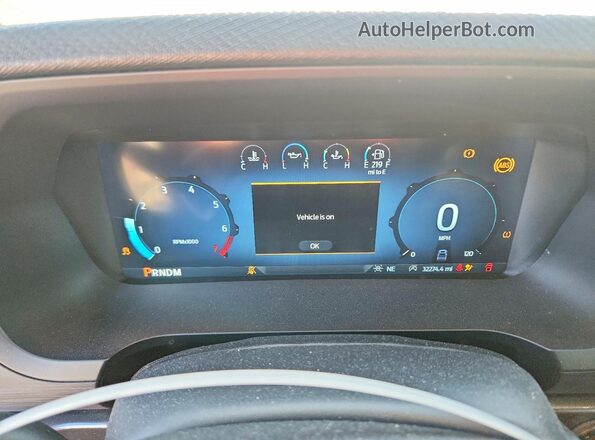 1FTEW2KP6RFA25618 2024 FORD F150 White Вид щитка приладів