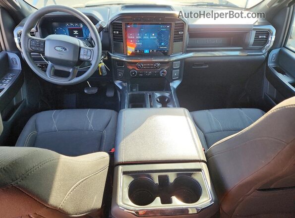 1FTEW2KP6RFA25618 2024 FORD F150 White Вид панелі приладів