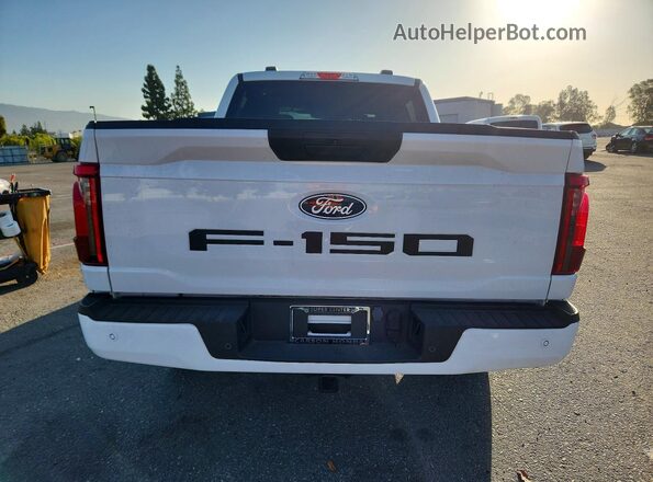 1FTEW2KP6RFA25618 2024 FORD F150 White Вид ззаду
