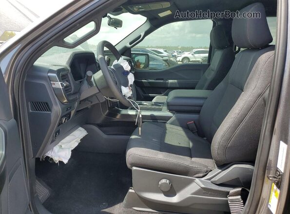 1FTEW2KP8SKD22869 2025 FORD F150 Gray წინა სალონის ხედი