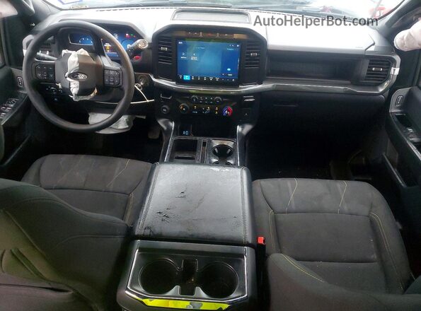 1FTEW2KPXRKE66918 2024 FORD F150 White Widok deski rozdzielczej