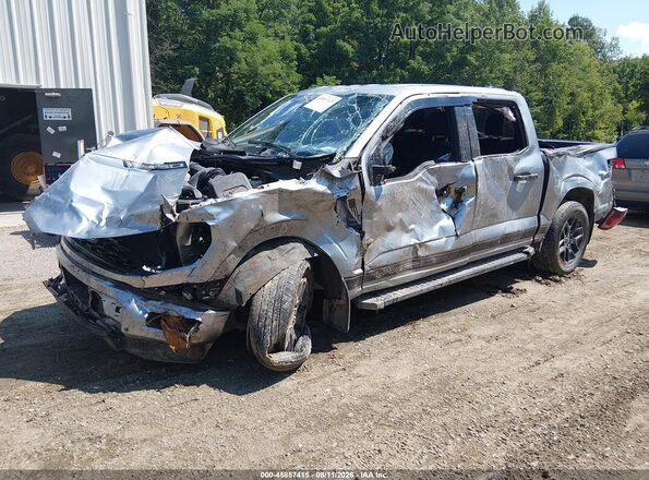 1FTEW2LP1RKF36448 2024 FORD F150 Silver Front left