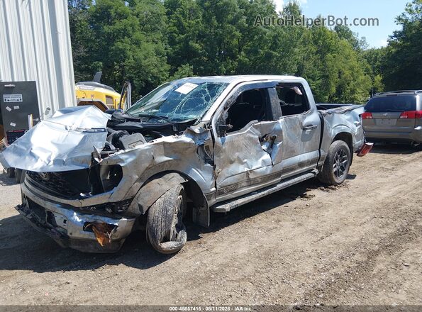 1FTEW2LP1RKF36448 2024 FORD F150 Silver Front view