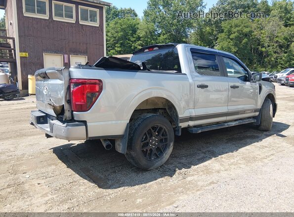 1FTEW2LP1RKF36448 2024 FORD F150 Silver Rear right