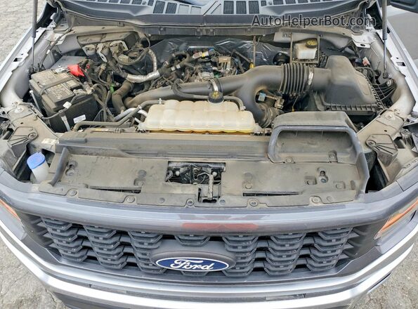 1FTEW2LP2RKD00925 2024 FORD F150 Silver Սալոնի հետևի տեսք