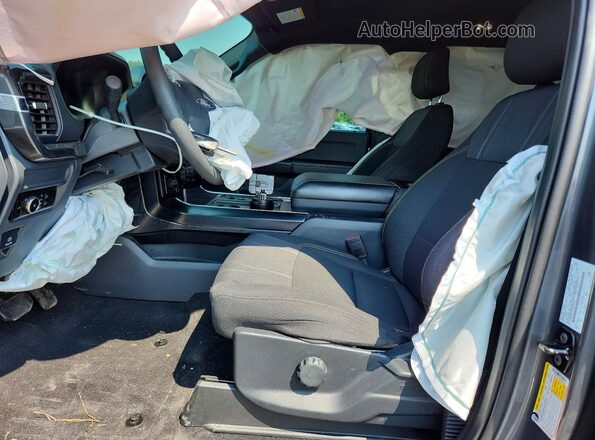 1FTEW2LP3RKF58225 2024 FORD F150 Charcoal Вид салону спереду