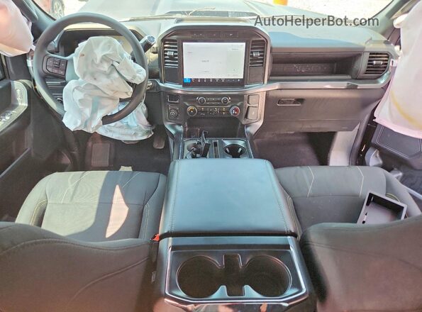 1FTEW2LP3RKF58225 2024 FORD F150 Charcoal Вид панелі приладів
