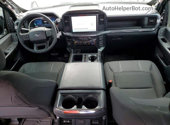 1FTEW2LP3SKD64042 2025 FORD F150 Gray Vista del salpicadero