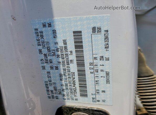 1FTEW2LP4RKF47332 2024 FORD F150 White Engine compartment view