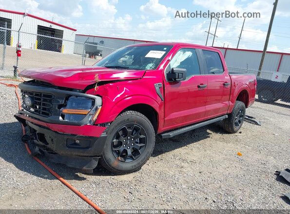 1FTEW2LP4SKF28687 2025 FORD F150 Red Vista tres cuartos delantera izquierda
