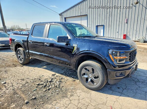 1FTEW2LP5SKF38225 2025 FORD F150 Черный Передняя правая четверть