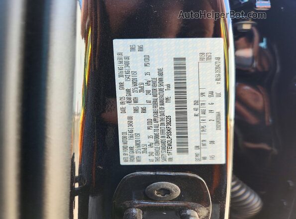 1FTEW2LP5SKF38225 2025 FORD F150 Черный Вид подкапотного пространства
