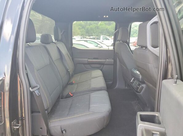 1FTEW2LP6SKD94443 2025 FORD F150 Black უკანა სავარძლების ხედი