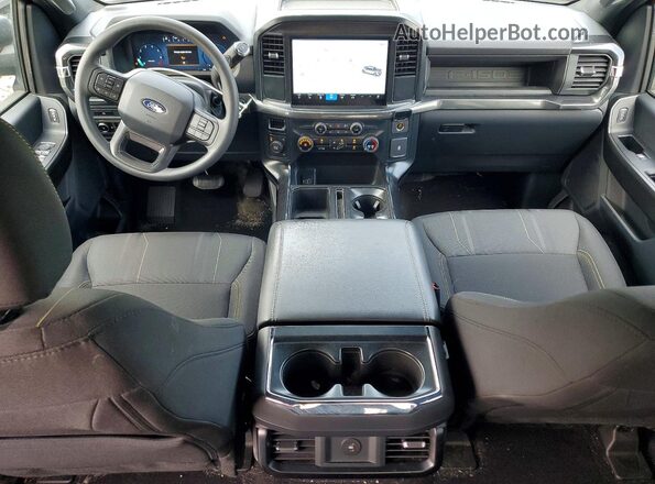 1FTEW2LP6SKD94443 2025 FORD F150 Black წინა პანელის ხედი