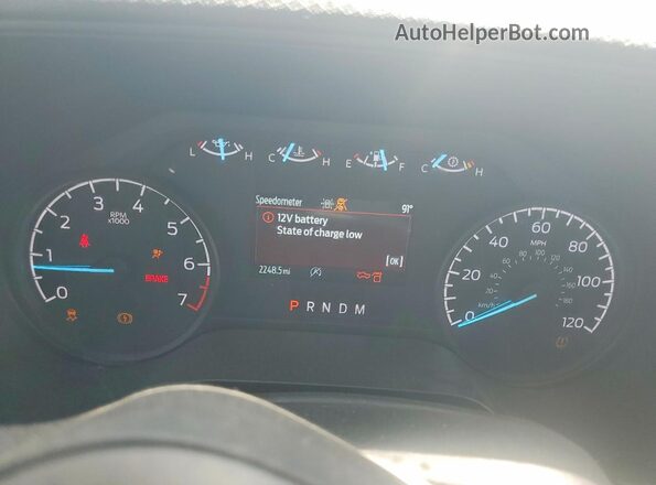 1FTEW2LP6TKD79474 2026 FORD F150 Silver Instrument cluster view