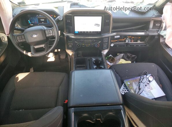 1FTEW2LP7SFB23058 2025 FORD F150 Gray Widok deski rozdzielczej