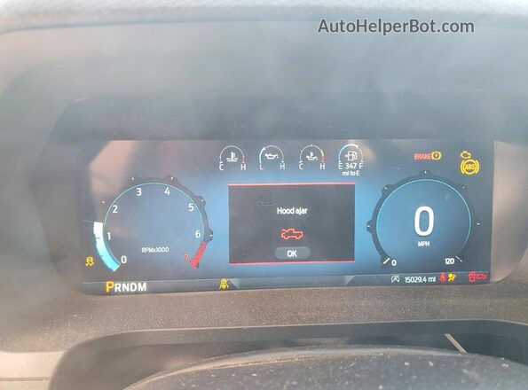 1FTEW2LP7SFB23058 2025 FORD F150 Gray Widok zestawu wskaźników