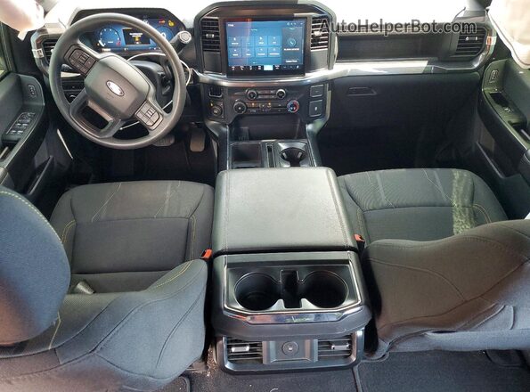 1FTEW2LP9SKE93127 2025 FORD F150 Charcoal Вид панелі приладів