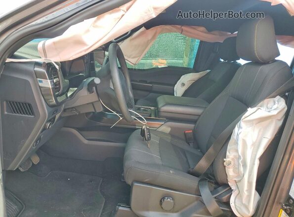 1FTEW2LP9SKE93127 2025 FORD F150 Charcoal Вид салону спереду