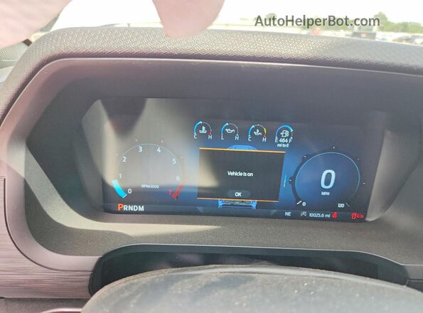 1FTEW2LPXSKD84076 2025 FORD F150 White Instrument cluster view