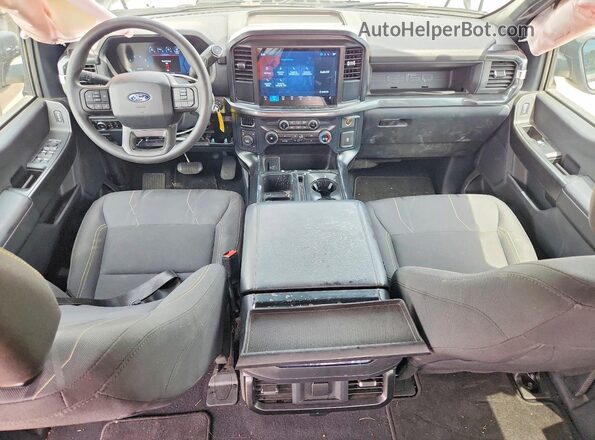1FTEW2LPXSKD84076 2025 FORD F150 White Dashboard view