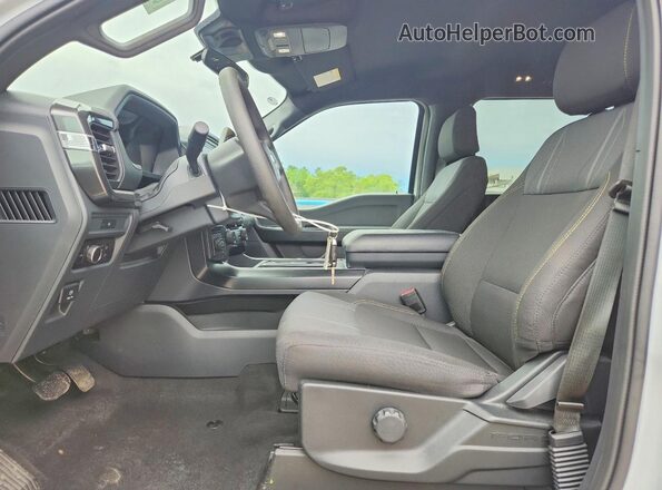 1FTEW2LPXSKF42271 2025 FORD F150 Gray Вид салону спереду
